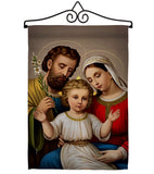 Holy Family - Faith Religious Inspirational Vertical Impressions Decorative Flags HG190085 Made In USA