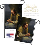 The Intercession - Faith & Religious Inspirational Vertical Impressions Decorative Flags HG103048 Made In USA