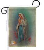 Our Lady of Grace - Faith & Religious Inspirational Vertical Impressions Decorative Flags HG103050 Made In USA