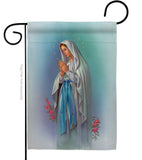 Our Lady of Grace - Faith & Religious Inspirational Vertical Impressions Decorative Flags HG103050 Made In USA