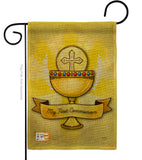My Holy Communion - Faith & Religious Inspirational Vertical Impressions Decorative Flags HG103065 Made In USA