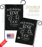 God is Love - Impressions Decorative Garden Flag G153067-BO