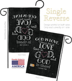 God is Love - Impressions Decorative Garden Flag G153067-BO