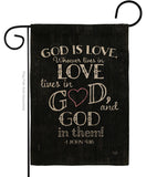 God is Love - Impressions Decorative Garden Flag G153067-BO