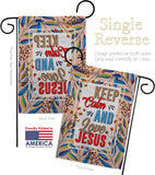 Love Jesus - Faith & Religious Inspirational Vertical Impressions Decorative Flags HG103075 Made In USA