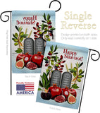 Chag Sameach - Faith & Religious Inspirational Vertical Impressions Decorative Flags HG103092 Made In USA
