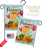 Joyous Passover - Faith & Religious Inspirational Vertical Impressions Decorative Flags HG103093 Made In USA