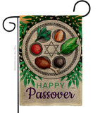 Joyous Passover - Faith & Religious Inspirational Vertical Impressions Decorative Flags HG103096 Made In USA
