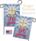 Holy Communion - Faith & Religious Inspirational Vertical Impressions Decorative Flags HG137212 Made In USA