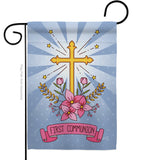 Holy Communion - Faith & Religious Inspirational Vertical Impressions Decorative Flags HG137212 Made In USA