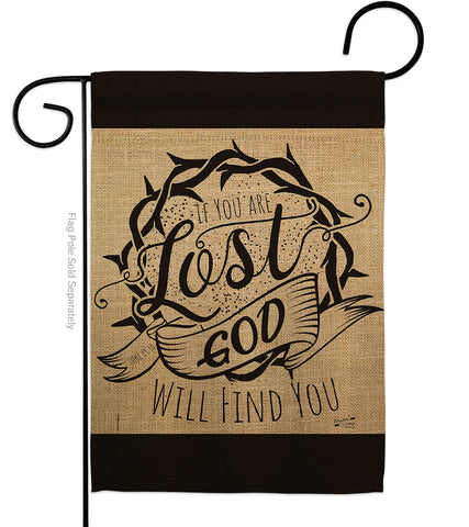 God Will Find You - Impressions Decorative Garden Flag G135255-BO