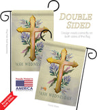 Ash Wednesday - Faith & Religious Inspirational Vertical Impressions Decorative Flags HG137428 Made In USA