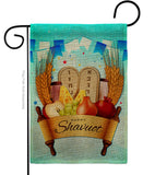 Happy Shavuot - Faith & Religious Inspirational Vertical Impressions Decorative Flags HG137531 Made In USA