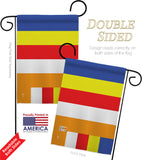 Buddhist - Faith & Religious Inspirational Vertical Impressions Decorative Flags HG140818 Made In USA