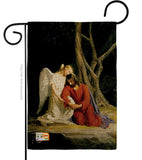 Agony in the Garden - Faith & Religious Inspirational Vertical Impressions Decorative Flags HG192079 Made In USA