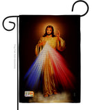 Jesus Divina Misericordia - Faith & Religious Inspirational Vertical Impressions Decorative Flags HG192159 Made In USA