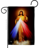 Jesus Divina Misericordia - Faith & Religious Inspirational Vertical Impressions Decorative Flags HG192159 Made In USA