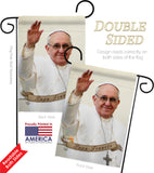 Papa Francis - Faith & Religious Inspirational Vertical Impressions Decorative Flags HG192162 Made In USA