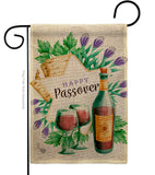 Happy Passover - Faith & Religious Inspirational Vertical Impressions Decorative Flags HG192242 Made In USA