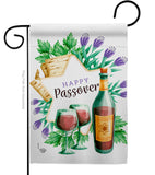 Happy Passover - Faith & Religious Inspirational Vertical Impressions Decorative Flags HG192242 Made In USA