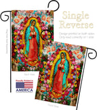 Our Lady of Guadalupe - Faith & Religious Inspirational Vertical Impressions Decorative Flags HG192338 Made In USA