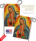 Lady of Guadalupe - Faith & Religious Inspirational Vertical Impressions Decorative Flags HG192339 Made In USA