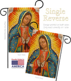 Lady of Guadalupe - Faith & Religious Inspirational Vertical Impressions Decorative Flags HG192339 Made In USA