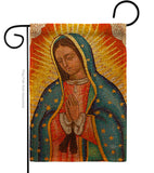 Lady of Guadalupe - Faith & Religious Inspirational Vertical Impressions Decorative Flags HG192339 Made In USA