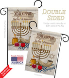 Yom Kippur - Faith & Religious Inspirational Vertical Impressions Decorative Flags HG192371 Made In USA