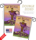 We Belive - Faith & Religious Inspirational Vertical Impressions Decorative Flags HG192372 Made In USA