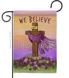 We Belive - Faith & Religious Inspirational Vertical Impressions Decorative Flags HG192372 Made In USA