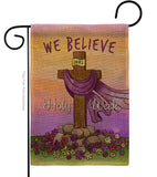 We Belive - Faith & Religious Inspirational Vertical Impressions Decorative Flags HG192372 Made In USA