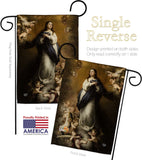 Immaculate Conception - Faith & Religious Inspirational Vertical Impressions Decorative Flags HG192375 Made In USA