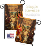 Baptism of Christ - Faith & Religious Inspirational Vertical Impressions Decorative Flags HG192377 Made In USA