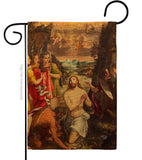 Baptism of Christ - Faith & Religious Inspirational Vertical Impressions Decorative Flags HG192377 Made In USA