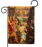 Baptism of Christ - Faith & Religious Inspirational Vertical Impressions Decorative Flags HG192377 Made In USA