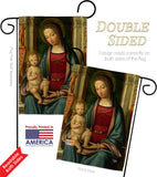 Mother Mary And Child - Faith & Religious Inspirational Vertical Impressions Decorative Flags HG192378 Made In USA