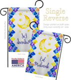 Eid Mubarak - Faith & Religious Inspirational Vertical Impressions Decorative Flags HG192393 Made In USA