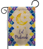 Eid Mubarak - Faith & Religious Inspirational Vertical Impressions Decorative Flags HG192393 Made In USA