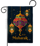 Eid Mubarak Festival - Faith & Religious Inspirational Vertical Impressions Decorative Flags HG192394 Made In USA