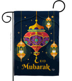 Eid Mubarak Festival - Faith & Religious Inspirational Vertical Impressions Decorative Flags HG192394 Made In USA