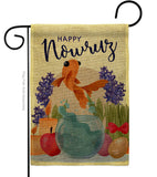 Happy Nowruz - Faith & Religious Inspirational Vertical Impressions Decorative Flags HG192442 Made In USA
