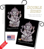 Ganesh Chaturthi - Faith & Religious Inspirational Vertical Impressions Decorative Flags HG192454 Made In USA