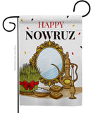 NowruzIranian New Year - Faith & Religious Inspirational Vertical Impressions Decorative Flags HG192469 Made In USA