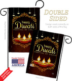 Celerate Diwali - Faith & Religious Inspirational Vertical Impressions Decorative Flags HG192473 Made In USA