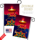 Deepawali Greeting - Faith & Religious Inspirational Vertical Impressions Decorative Flags HG192486 Made In USA
