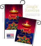Deepawali Greeting - Faith & Religious Inspirational Vertical Impressions Decorative Flags HG192486 Made In USA