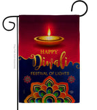 Deepawali Greeting - Faith & Religious Inspirational Vertical Impressions Decorative Flags HG192486 Made In USA