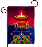 Deepawali Greeting - Faith & Religious Inspirational Vertical Impressions Decorative Flags HG192486 Made In USA