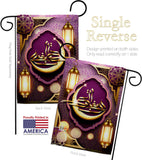 Happy Ramadan Greeting - Faith & Religious Inspirational Vertical Impressions Decorative Flags HG192494 Made In USA